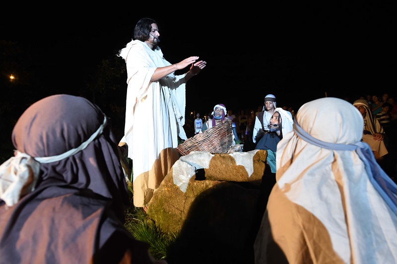 Assunto:Paixão de Cristo Local:Parque Vila Nova Artigas - CECAP Data:26.03.2016 Foto:Sidnei Barros/PMG