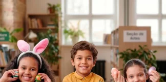 Bibliotecas de Guarulhos promovem atividade gratuita de Caça aos Ovos na Biblioteca