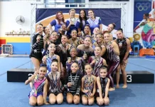 Equipe de ginástica acrobática de Guarulhos é campeã do Acro Cup