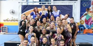 Equipe de ginástica acrobática de Guarulhos é campeã do Acro Cup
