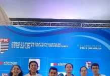 Atletas de Guarulhos conquistam quatro medalhas no Campeonato Paulista Estudantil de Karatê