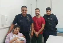 GCM salva bebê de 10 dias com manobra de desengasgo no Jardim Cumbica