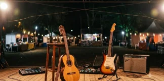 Teatro Adamastor recebe espetáculo gratuito que une viola caipira e rock no Dose Dupla Rock & Viola
